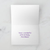 Carte 65e anniversaire : Feu d'artifice festif amusant e (Intérieur)