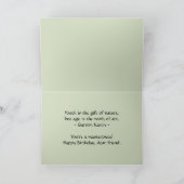 Carte 65e anniversaire joyeux Voiles de chats sur l'étan (Intérieur)