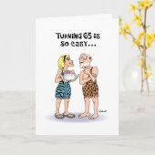 Carte 65e anniversaire rassurance (Fleur jaune)