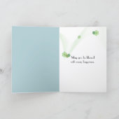 Carte 65th Birthday White Daisy Garden (Intérieur)