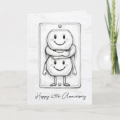 Carte 65th Wedding Anniversary Electrical Socket  (Devant)
