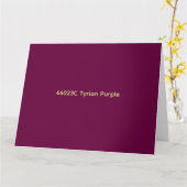 carte 66023C Violet Tyrien (Fleur jaune)