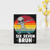 Carte 67 Animals Funny 67 Brainrot Youth Kids Alien 67  (Fleur jaune)