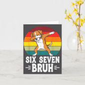 Carte 67 Animals Funny 67 Brainrot Youth Kids Dog 67  (Fleur jaune)