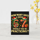 Carte 67 Basketball Christmas Funny Practice Meme Gift  (Fleur jaune)