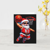 Carte 67 Basketball Santa Six Seven Meme Christmas Srt M (Fleur jaune)