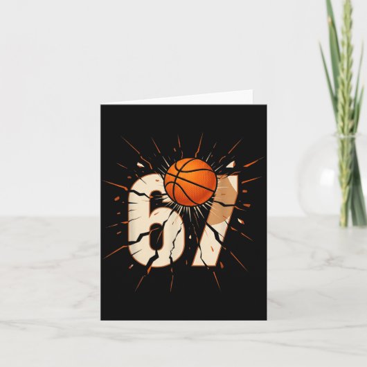 Carte 67 Brainrot Youth Basketball Drip - Funny Kids 67 (Devant)