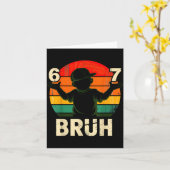 Carte 67 Bruh 6 7  (Fleur jaune)