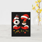 Carte 67 Christmas Meme Funny 6 7 Hands Gen Alpha Slang  (Fleur jaune)