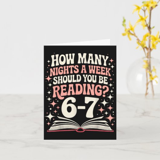 Carte 67 Enseignant Combien de nuits par semaine devriez (Fleur jaune)