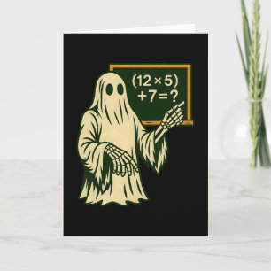 Carte 67 Enseignant Halloween Fantôme Six Sept Mème Brai