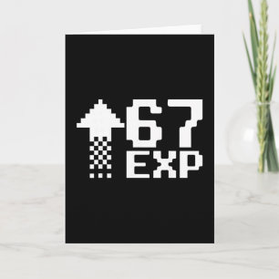 Carte 67 Gaming Enfants Drip Meme Drôle Six Sept Gen Alp