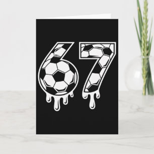 Carte 67 Glace au Dégoulinant de Football Gen Alpha Six