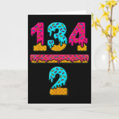 Carte 67 Glace Dégoulinante Mème Division Prof de Maths (Fleur jaune)