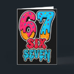 Carte 67 Glace Drip Drôle Six Sept Gen Alpha Meme S<br><div class="desc">67 Glace Drip Drôle Six Sept Gen Alpha Meme Argot</div>