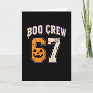 Carte 67 Halloween Boo Crew Maillot de Sport Brainrot Me