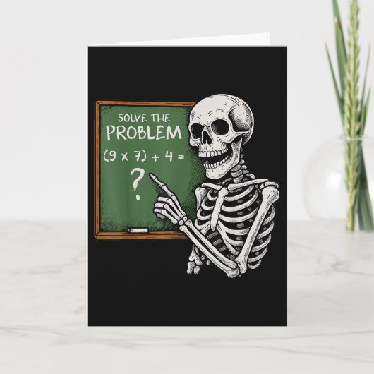 Carte 67 Halloween Math Funny Six Seven Meme Brainrot Sk (Devant)