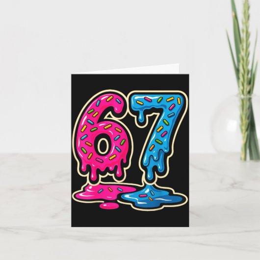 Carte 67 Ice Cream Meme Six Sept  (Devant)