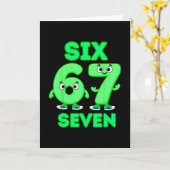 Carte 67 Italian Brainrot Drôle Italian Brainrot Enfants (Fleur jaune)