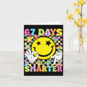 Carte 67 Jours Plus Intelligent Drôle Six Sept 67 Mème P (Fleur jaune)