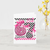 Carte 67 Leopard Checkered Six Seven Meme 6-7 Teachers (Fleur jaune)