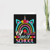 Carte 67 Magical Days Of School Meme Funny Student Teach (Devant)