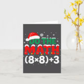 Carte 67 Math Do Teacher Humor Lovers (Fleur jaune)