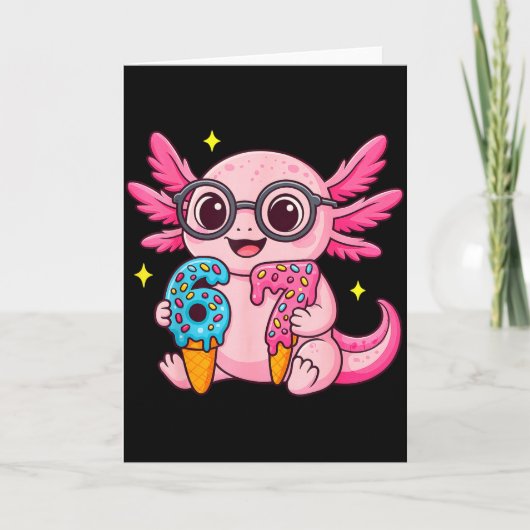 Carte 67 Meme Axolotl Funny Six Seven Axolotl Lover For (Devant)
