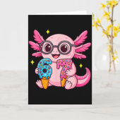 Carte 67 Meme Axolotl Funny Six Seven Axolotl Lover For (Fleur jaune)