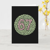Carte 67 Mème caché tendance Gen Z Alpha Six Seven 6 7 (Fleur jaune)
