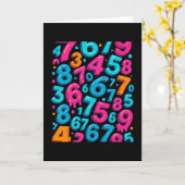 Carte 67 Mème caché tendance Gen Z Alpha Six Seven 6 7 (Fleur jaune)