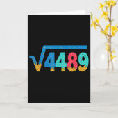 Carte 67 Mème Crème Glacée Dégoulinante Racine Carrée 44 (Fleur jaune)