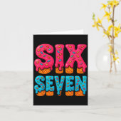 Carte 67 Mème de séchage à la crème glacée Six sept Gen  (Fleur jaune)