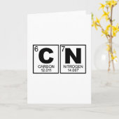 Carte 67 Mème Drôle Professeur de Sciences Tableau Pério (Fleur jaune)