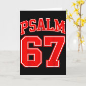 Carte 67 Meme Drôle Six Sept Psaume 67 6-7 Meme  (Fleur jaune)