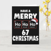 Carte 67 Meme Ho Ho Ho Holmium Chemistry Element 67 Peri (Fleur jaune)