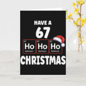 Carte 67 Meme Ho Ho Ho Holmium Élément Chimique 67 Peri (Fleur jaune)