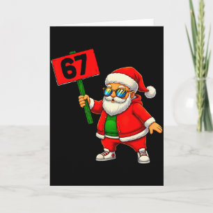 Carte 67 Meme humour 6-7 Drôle Six Sept Noël