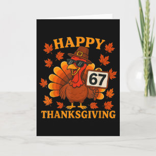 Carte 67 Meme Joyeux Thanksgiving Turquie Drôle Six Sept