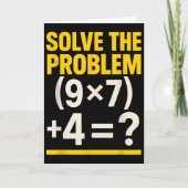 Carte 67 Meme Math Teacher Funny School 6-7 Brain Rot Si (Devant)