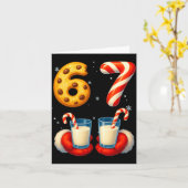 Carte 67 Meme Noël Cookie Canne à Sucre Drôle Six Sept (Fleur jaune)