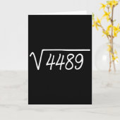 Carte 67 Meme Racine carrée 4489 (Fleur jaune)