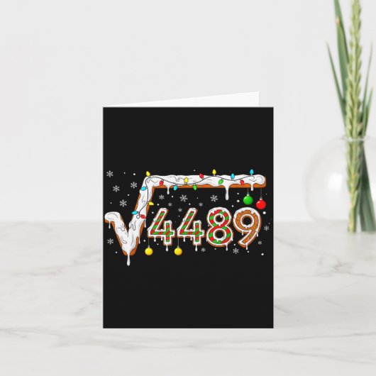 Carte 67 Meme Racine Carrée 4489 Argot Prof de Maths Drô (Devant)