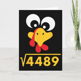 Carte 67 Meme Racine carrée 4489 Dinde de Thanksgiving M