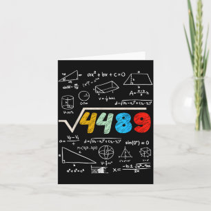 Carte 67 Meme Racine Carrée 4489 Faites Le Calcul Annive