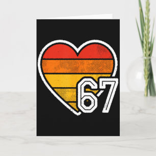 Carte 67 Meme Saint-Valentin Cœur Six Sept 6 7 6_7 6-7