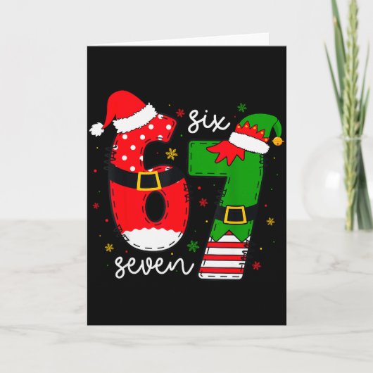 Carte 67 Mème Six Sept Pour Enfants Femmes Hommes Garçon (Devant)