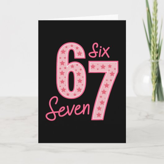 Carte 67 Meme Six Seven 1 (Devant)
