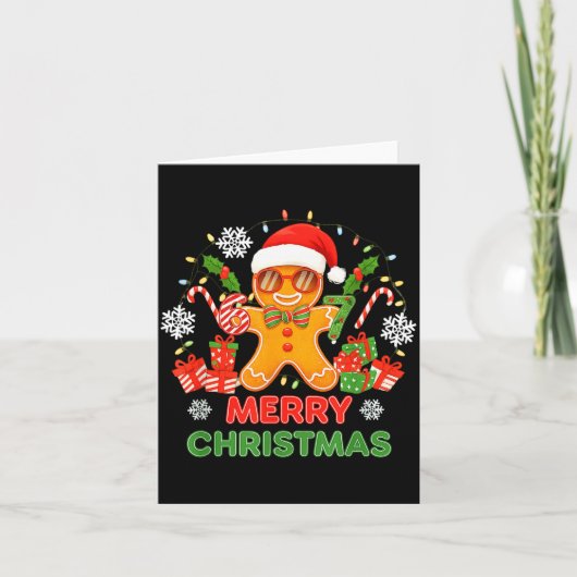 Carte 67 Meme Six Seven 6 7 Meme Funny Christmas Gingerb (Devant)