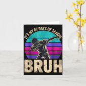 Carte 67 Meme Six Seven Dabbing Boy It's My 67 Days Of S (Fleur jaune)